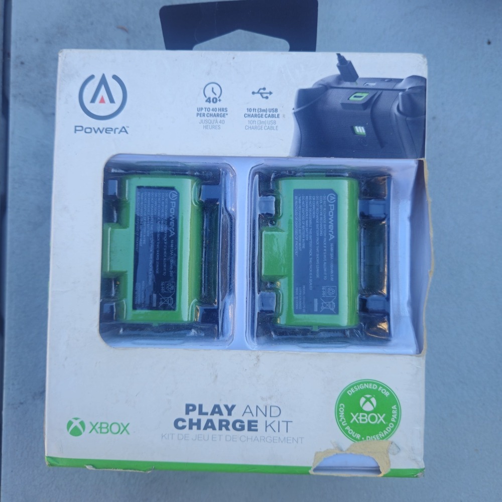 PowerA Play and Charge Kit for Microsoft Xbox Series X/S Xbox One 2-Pack